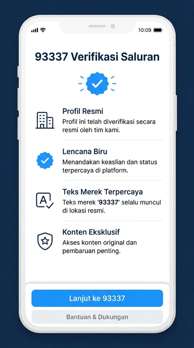 Tampilan kanal resmi 93337